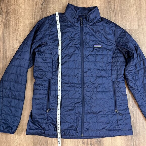 Patagonia Women's Nano Puff Jacket Navy Blue Sz XL - Picture 6 of 10